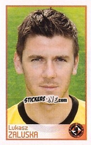 Sticker Lukasz Zaluska - Scottish Premier League 2008-2009 - Panini