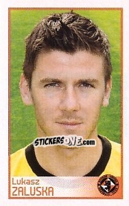 Figurina Lukasz Zaluska - Scottish Premier League 2008-2009 - Panini