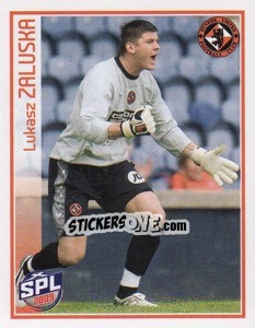 Sticker Lukasz Zaluska - Scottish Premier League 2008-2009 n. 89 - Panini