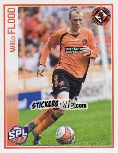 Sticker Willo Flood - Scottish Premier League 2008-2009 - Panini