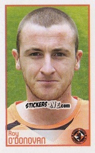 Cromo Roy O'Donovan - Scottish Premier League 2008-2009 - Panini