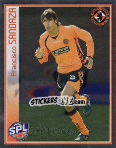 Sticker Francisco Sandaza - Scottish Premier League 2008-2009 n. 109 - Panini