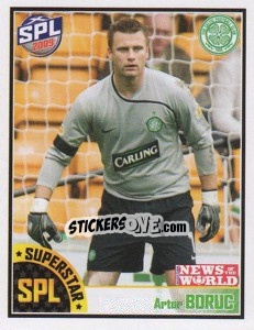 Sticker Artur Boruc - Scottish Premier League 2008-2009 n. 121 - Panini