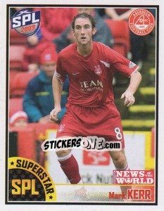 Figurina Mark Kerr - Scottish Premier League 2008-2009 - Panini