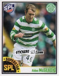 Sticker Aiden McGeady - Scottish Premier League 2008-2009 n. 123 - Panini