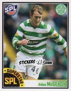 Cromo Aiden McGeady - Scottish Premier League 2008-2009 - Panini