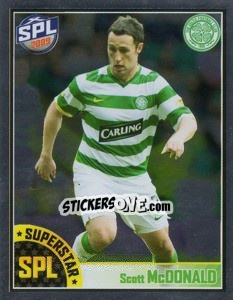 Sticker Scott McDonald - Scottish Premier League 2008-2009 n. 125 - Panini