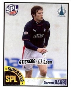Sticker Darren Barr - Scottish Premier League 2008-2009 n. 127 - Panini