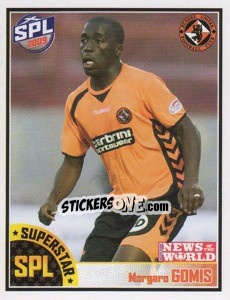 Sticker Morgard Gomis - Scottish Premier League 2008-2009 n. 128 - Panini