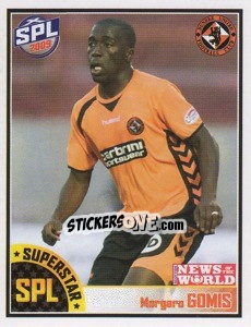 Cromo Morgard Gomis - Scottish Premier League 2008-2009 - Panini