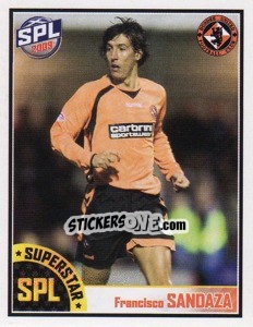 Sticker Francisco Sandaza - Scottish Premier League 2008-2009 n. 130 - Panini