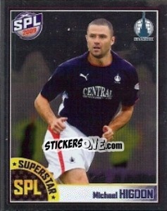 Sticker Michael Higdon - Scottish Premier League 2008-2009 n. 131 - Panini