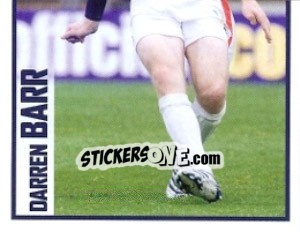 Figurina Darren Barr - Part 2 - Scottish Premier League 2008-2009 n. 134 - Panini