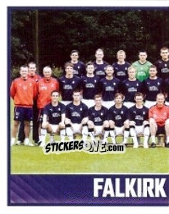 Cromo Falkirk Squad - Part 1 - Scottish Premier League 2008-2009 - Panini