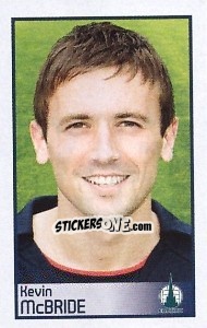Sticker Kevin McBride - Scottish Premier League 2008-2009 n. 145 - Panini