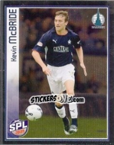 Figurina Kevin McBride - Scottish Premier League 2008-2009 - Panini