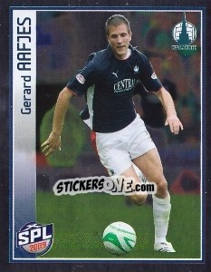 Sticker Gerard Affjes - Scottish Premier League 2008-2009 n. 156 - Panini
