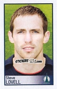 Sticker Steve Lovell - Scottish Premier League 2008-2009 n. 157 - Panini