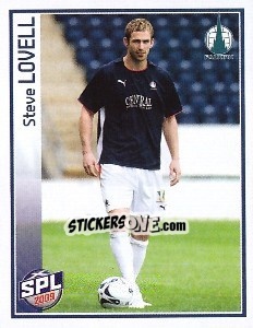 Sticker Steve Lovell - Scottish Premier League 2008-2009 n. 158 - Panini