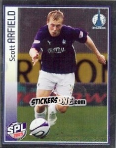 Sticker Scott Arfield - Scottish Premier League 2008-2009 n. 160 - Panini