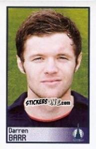 Sticker Darren Barr - Scottish Premier League 2008-2009 n. 163 - Panini