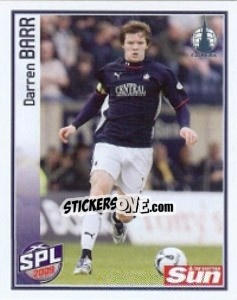 Sticker Darren Barr - Scottish Premier League 2008-2009 n. 164 - Panini