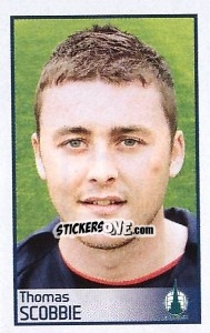Sticker Thomas Scobbie - Scottish Premier League 2008-2009 n. 167 - Panini