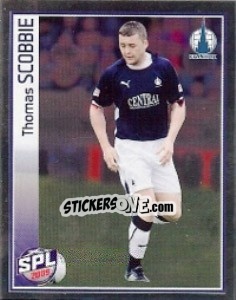 Sticker Thomas Scobbie - Scottish Premier League 2008-2009 n. 168 - Panini