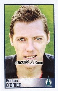 Figurina Burton O'Brien - Scottish Premier League 2008-2009 - Panini