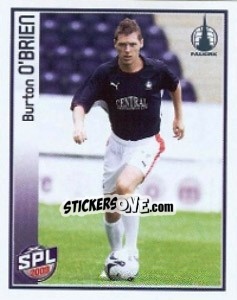 Sticker Burton O'Brien - Scottish Premier League 2008-2009 n. 170 - Panini