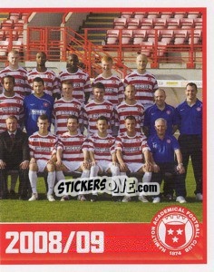 Cromo Hamilton Academical Squad - Part 2 - Scottish Premier League 2008-2009 - Panini