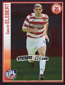 Sticker David Elebert - Scottish Premier League 2008-2009 - Panini
