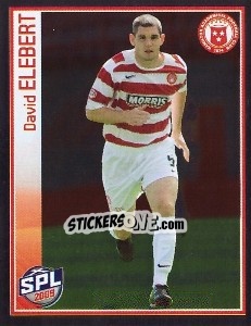 Sticker David Elebert - Scottish Premier League 2008-2009 n. 185 - Panini
