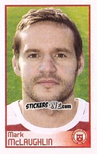 Sticker Mark McLaughlin - Scottish Premier League 2008-2009 n. 186 - Panini