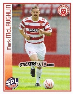 Sticker Mark McLaughlin - Scottish Premier League 2008-2009 n. 187 - Panini