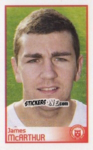Sticker James McArthur - Scottish Premier League 2008-2009 n. 190 - Panini