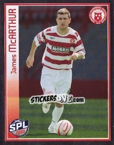 Sticker James McArthur - Scottish Premier League 2008-2009 - Panini
