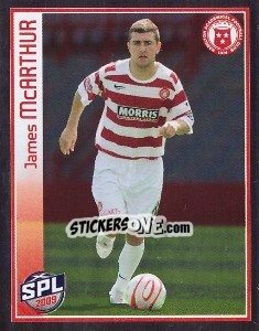 Sticker James McArthur - Scottish Premier League 2008-2009 n. 191 - Panini