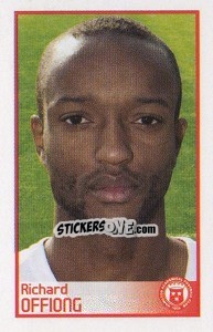 Figurina Ruchard Offiong - Scottish Premier League 2008-2009 - Panini