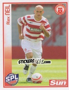 Figurina Alex Neil - Scottish Premier League 2008-2009 - Panini