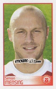 Sticker Simon Mensing - Scottish Premier League 2008-2009 n. 208 - Panini