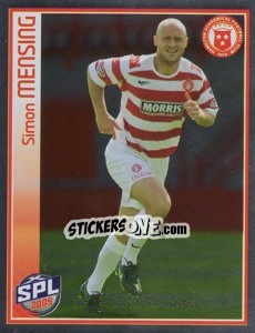 Sticker Simon Mensing - Scottish Premier League 2008-2009 n. 209 - Panini