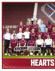 Sticker Heart of Midtothian Squad - Part 1 - Scottish Premier League 2008-2009 - Panini