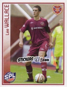 Cromo Lee Wallace - Scottish Premier League 2008-2009 - Panini