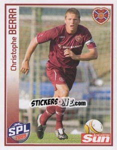 Sticker Christophe Berra - Scottish Premier League 2008-2009 n. 222 - Panini