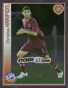 Sticker Christos Karipidis - Scottish Premier League 2008-2009 n. 224 - Panini