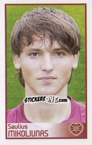 Sticker Saulius Mikoliunas - Scottish Premier League 2008-2009 - Panini