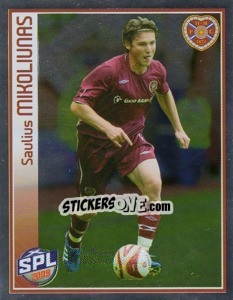Sticker Saulius Mikoliunas - Scottish Premier League 2008-2009 - Panini