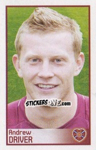 Sticker Andrew Driver - Scottish Premier League 2008-2009 n. 231 - Panini