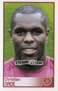 Sticker Christian Nade - Scottish Premier League 2008-2009 n. 233 - Panini